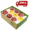 【予約商品　12月上旬～ 発送】 完熟りんご　サンふじ・シナノゴールド S箱